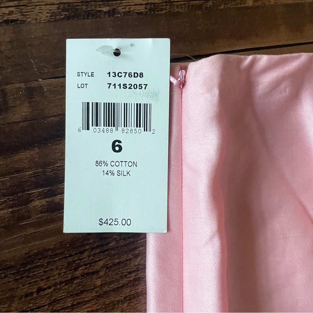 RALPH LAUREN Black Label Silk Pink Barbiecore Two-Piece Skirt Suit Women size 6 - Picture 13 of 14
